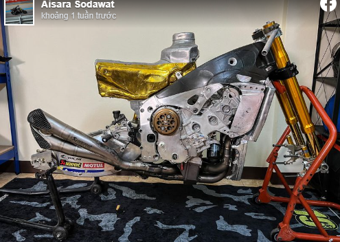 Cac bo phan cua xe dua Suzuki GSXRR MotoGP duoc ban tai Thai Lan