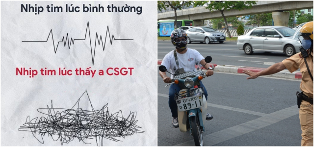 Cac truong hop khien ban THOT TIM khi bat ngo gap CSGT
