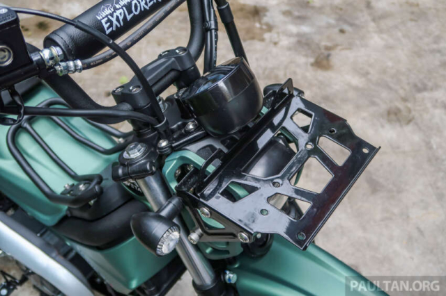 Can canh mau xe so hoan toan moi voi binh xang 85 lit canh tranh voi Honda CT125 va Yamaha PG1 - 18