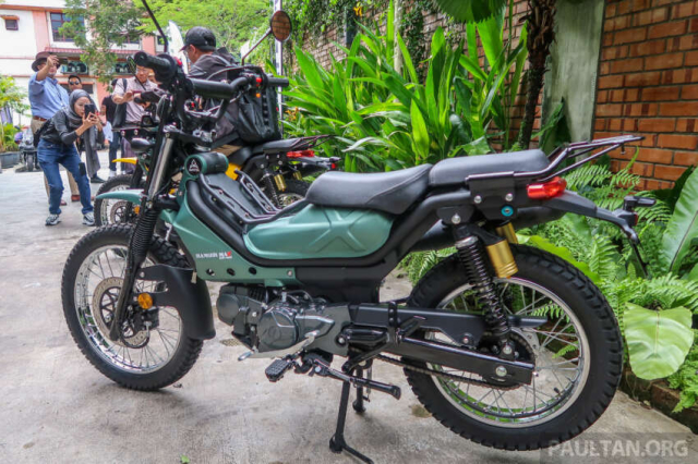 Can canh mau xe so hoan toan moi voi binh xang 85 lit canh tranh voi Honda CT125 va Yamaha PG1 - 3