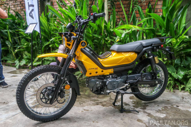 Can canh mau xe so hoan toan moi voi binh xang 85 lit canh tranh voi Honda CT125 va Yamaha PG1 - 31