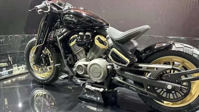 Chi tiet Benda Napoleon chiec VBobber moi den tu Trung Quoc - 7