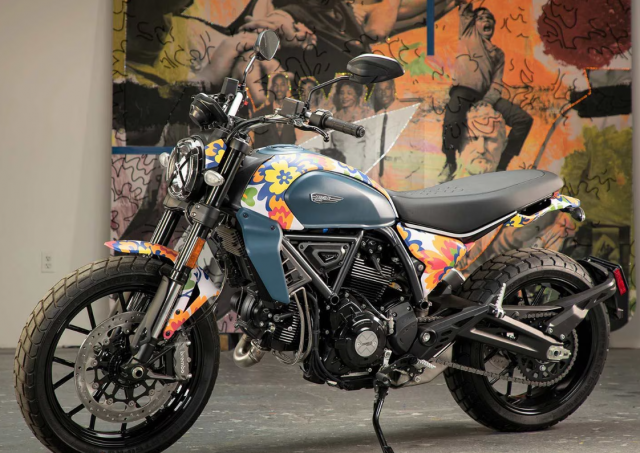 Ducati ban dau gia chiec Scrambler do de lam tu thien