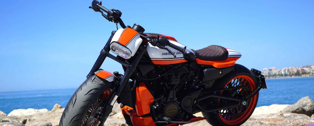 HarleyDavidson SPORTSTER S do banh beo 240 dau tien the gioi cua Lord Drake Kustoms - 4