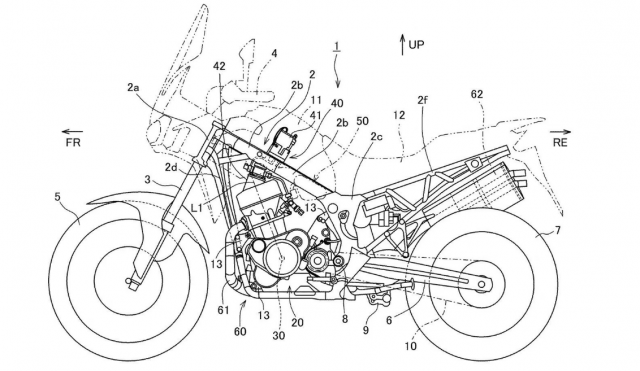Honda Africa Twin 2024 dang duoc phat trien - 4