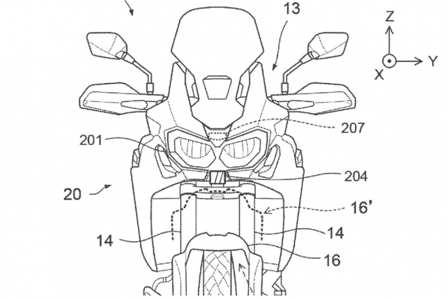 Honda Africa Twin 2024 dang duoc phat trien - 3