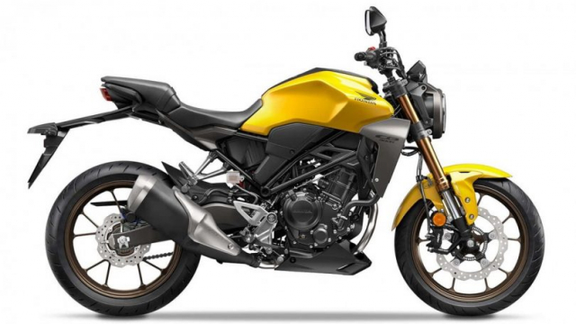 Honda CB300R lo dien voi mau sac moi