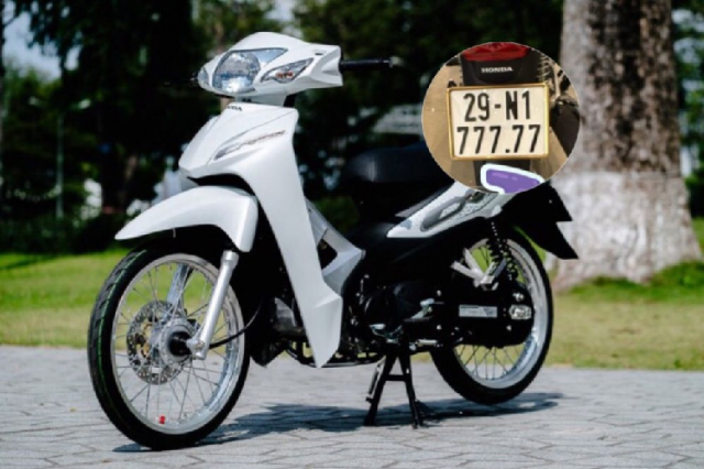 Honda Wave Alpha bien ngu quy 7 Ha Noi het gia ngang 4 banh
