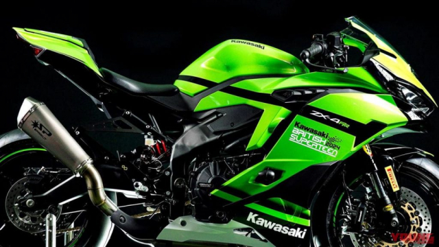 Kawasaki Ninja ZX4RR phien ban Racing chinh thuc duoc ra mat