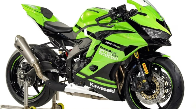 Kawasaki Ninja ZX4RR phien ban Racing chinh thuc duoc ra mat - 5