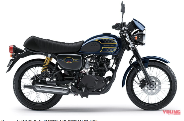Kawasaki ra mat W175 SE va W175 Cafe co dien moi - 5