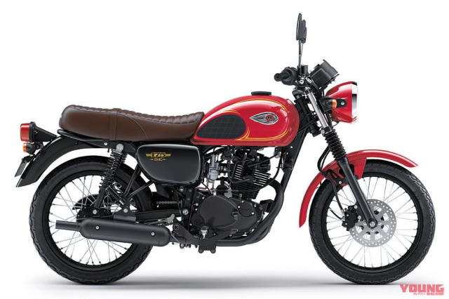 Kawasaki ra mat W175 SE va W175 Cafe co dien moi - 7