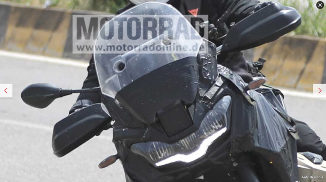 Lo dien Moto Guzzi V 100 Stelvio phien ban ADV dang trong qua trinh thu nghiem - 5