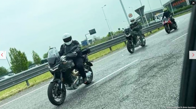 Lo dien Moto Guzzi V 100 Stelvio phien ban ADV dang trong qua trinh thu nghiem - 10