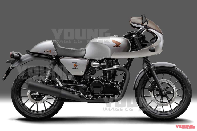 Lo tin Honda dang ky ten xe GB350C mot phien ban Cafe racer moi - 7