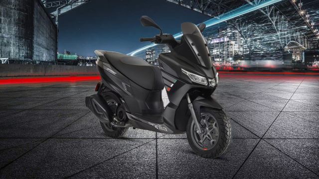 Aprilia trinh lang mau xe ga moi voi thiet ke do so nhung chay khong can bang lai - 7