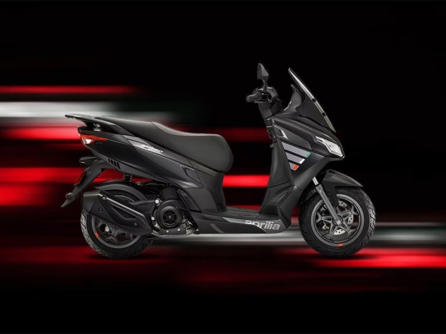 Aprilia trinh lang mau xe ga moi voi thiet ke do so nhung chay khong can bang lai - 9
