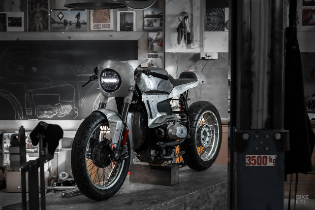 Mot chiec BMW R65 Cafe Racer ham ho den tu Slovenia - 5