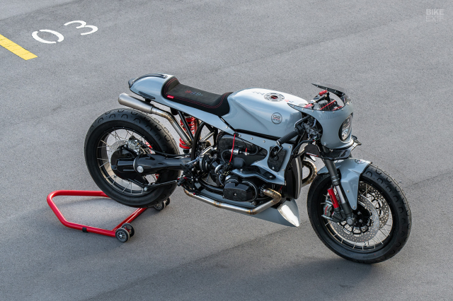 Mot chiec BMW R65 Cafe Racer ham ho den tu Slovenia - 4
