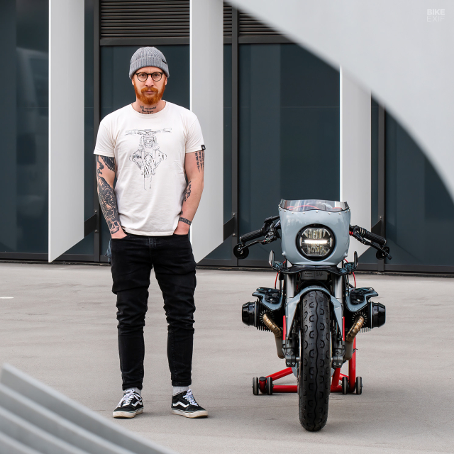 Mot chiec BMW R65 Cafe Racer ham ho den tu Slovenia - 13