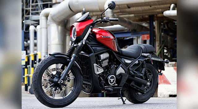 Moto Morini Calibro 650 2024 lo dien truoc khi ra mat day du tai EICMA 2023