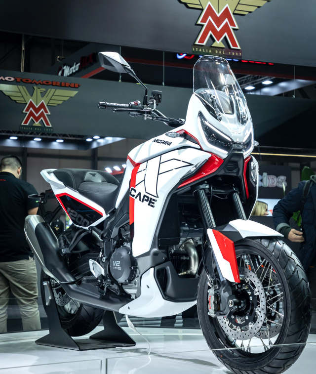 Moto Morini trinh lang XCape 1200 voi ve ngoai ma mi tai EICMA 2023 - 3