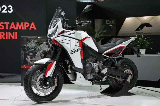 Moto Morini trinh lang XCape 1200 voi ve ngoai ma mi tai EICMA 2023 - 11