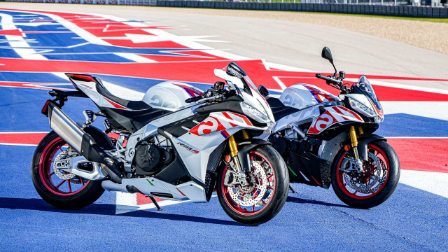 Phien ban dac biet cua Aprilia RSV4 Factory 2023 va Tuono Factory 2023 xuat hien tai COTA - 4