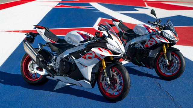 Phien ban dac biet cua Aprilia RSV4 Factory 2023 va Tuono Factory 2023 xuat hien tai COTA - 5