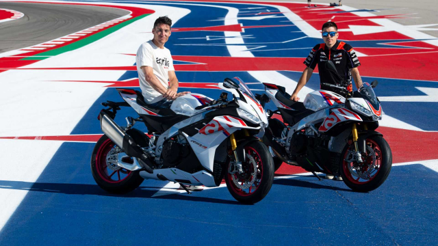 Phien ban dac biet cua Aprilia RSV4 Factory 2023 va Tuono Factory 2023 xuat hien tai COTA - 21