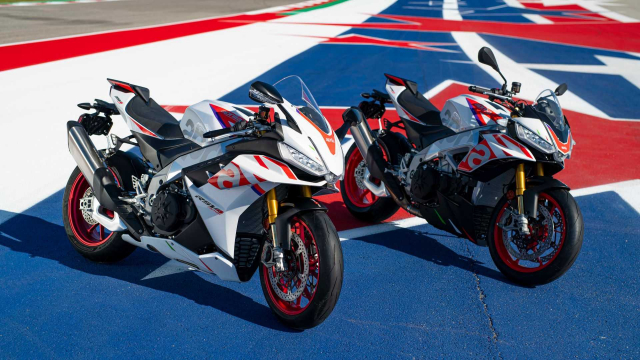 Phien ban dac biet cua Aprilia RSV4 Factory 2023 va Tuono Factory 2023 xuat hien tai COTA - 22