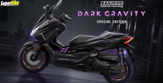 Ra mat phien ban Forza 350 Dark Gravity Special Edition 2023 moi