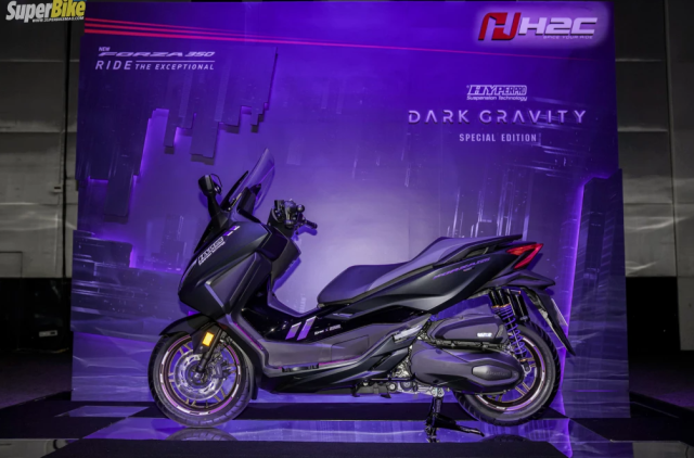Ra mat phien ban Forza 350 Dark Gravity Special Edition 2023 moi - 9