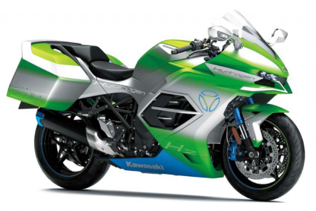 Sap co loat xe may Kawasaki Suzuki Honda va Yamaha chay bang nuoc - 3