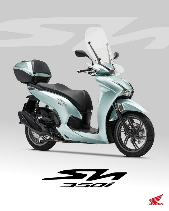 SH350i 2024 xuat hien phien ban xanh ngoc dam chat sang chanh - 6
