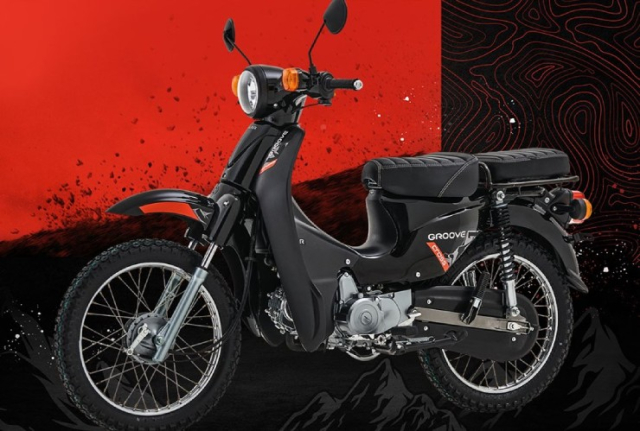 Solar Groove Cross 2023 gia 278 trieu dong co kieu dang nhu Honda Cub