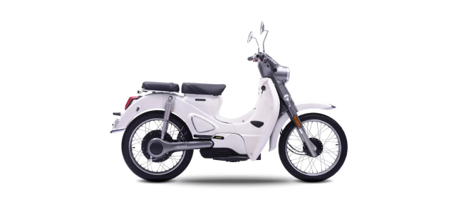 Super Cub lo dien phien ban 2 cang khong can xang van chay duoc - 3