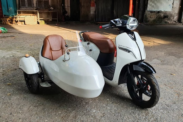 Super Cub xuat hien voi cau hinh BA BANH Gia ban hon 50 trieu dong