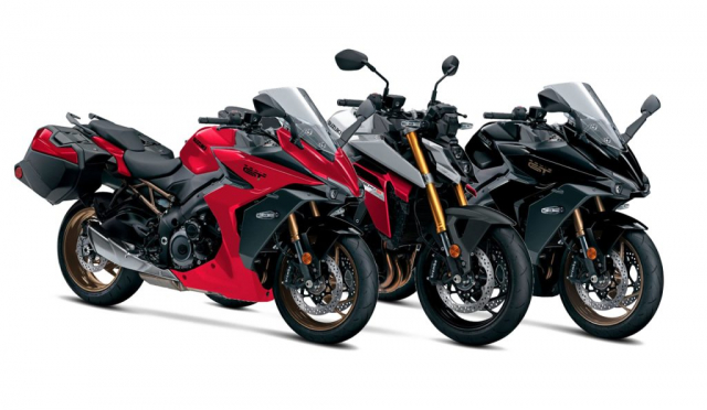 Suzuki GSXS1000 va S1000GTGT Plus 2024 chinh thuc ra mat