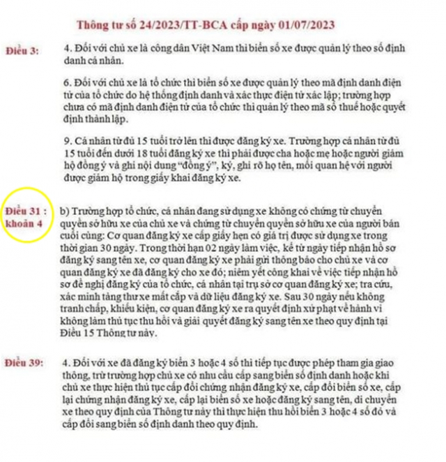 Tu ngay 158 Mua xe cu du thieu giay to co sang ten duoc hay khong - 3