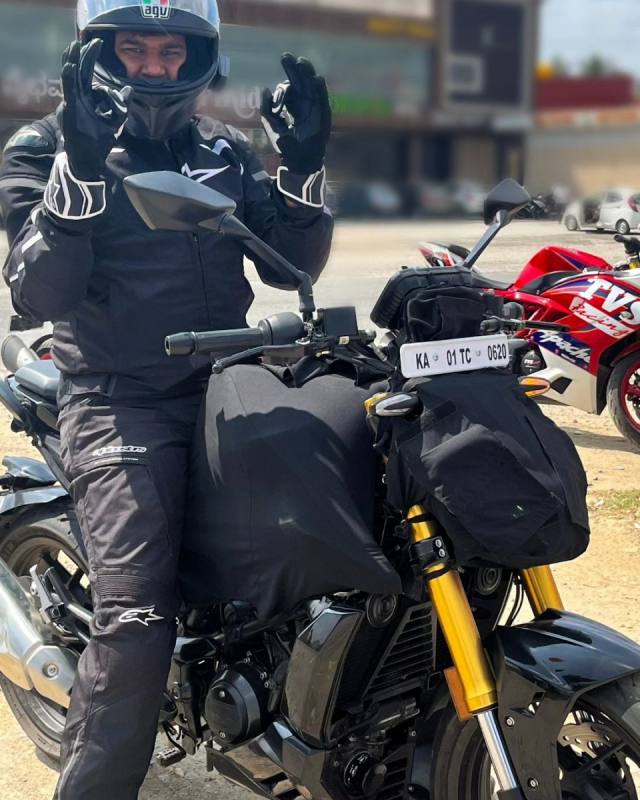 TVS Apache RTR 310 chinh thuc nha hang truoc khi ra mat