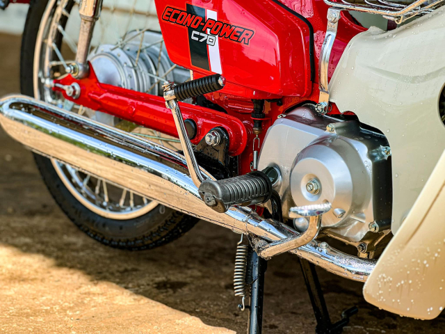 Xe Cub dong nat lot xac thanh Honda DD do tuyet dep chi voi 15 trieu - 10