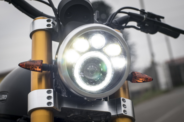 Can canh Fantic Caballero 125 den tu Y So huu dong co Yamaha co san co Titan