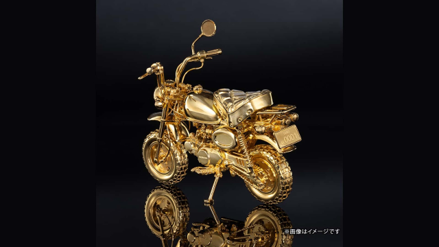 Chiec Honda Monkey bang vang ty le 112 nay co gia cao hon mot chiec Monkey thuc te - 7