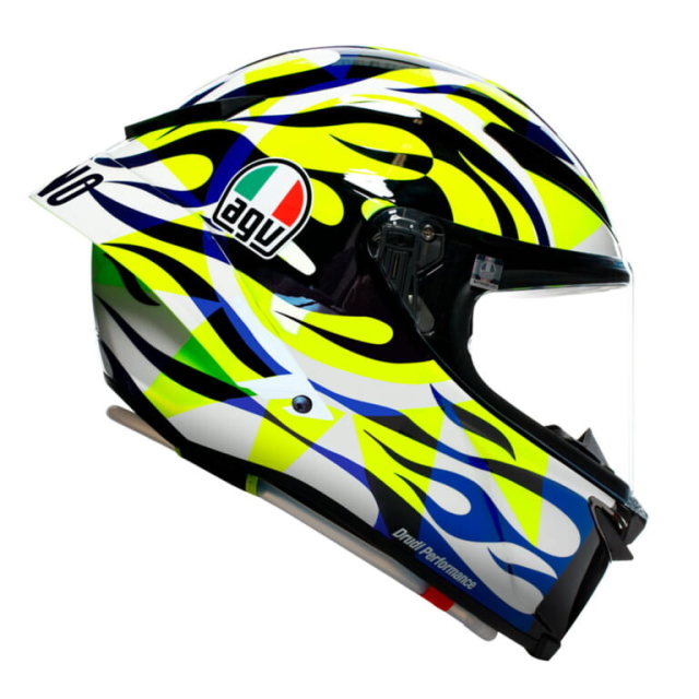 Gioi thieu AGV Pista GP RR tai tao mau sac duoc Rossi su dung trong cuoc dua GT 2023 - 5