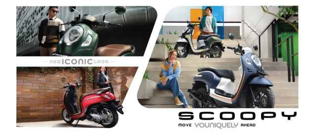 Honda Scoopy 2024 trinh lang co gia len ke ngang ngua Vision 110