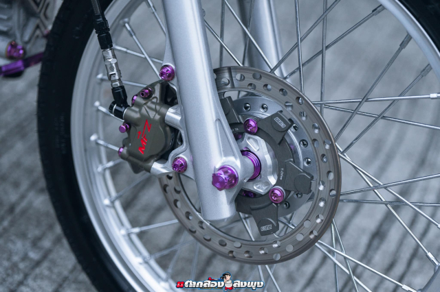 Honda Wave X do duoc khai mo tam hon bang cuc may Monkey 125 - 5