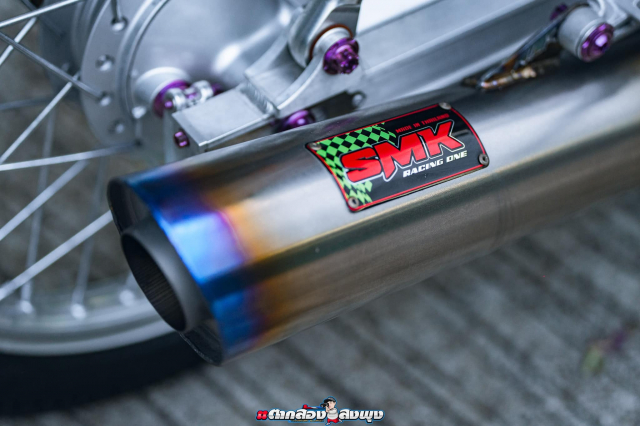 Honda Wave X do duoc khai mo tam hon bang cuc may Monkey 125 - 8
