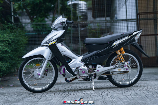 Honda Wave X do duoc khai mo tam hon bang cuc may Monkey 125 - 13