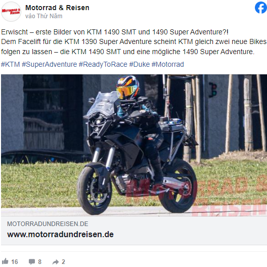 KTM 1390 SMT 2025 sieu xe Touring khung voi cong suat 190 ma luc - 3